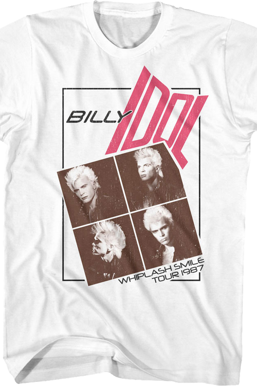Whiplash Smile Tour Billy Idol T-Shirt