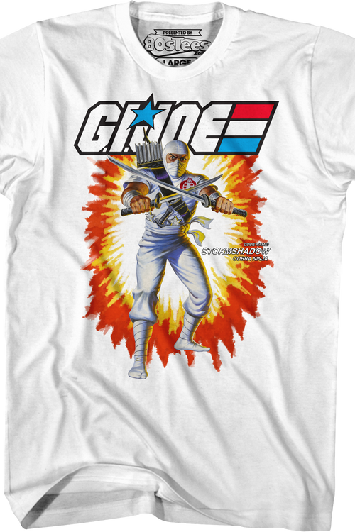White Box Art Storm Shadow GI Joe T-Shirt
