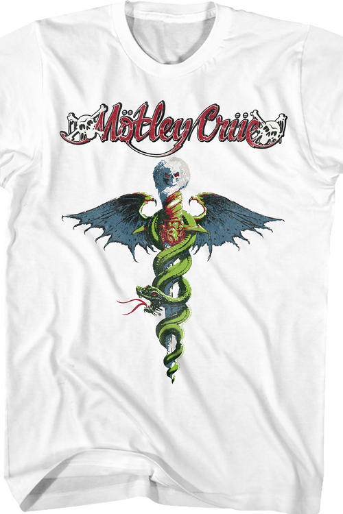 White Dr. Feelgood Motley Crue T-Shirt