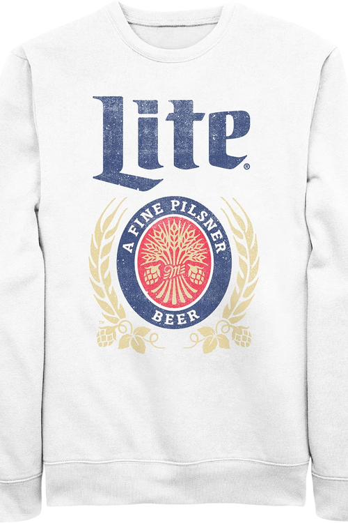 White Miller Lite Sweatshirt