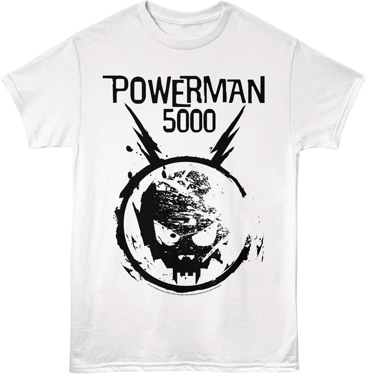 White Space Skull Powerman 5000 T-Shirt