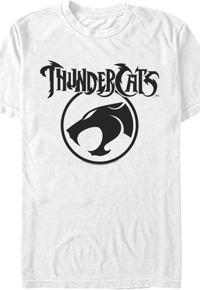 White ThunderCats Logo T-Shirt