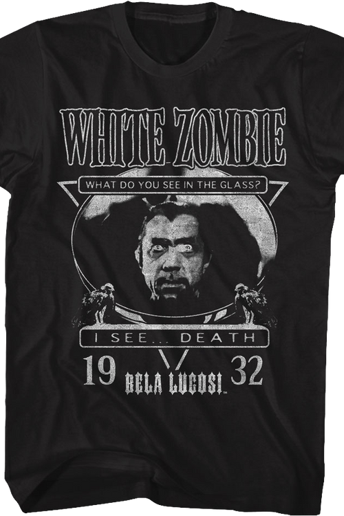 White Zombie What Do You See In The Glass? Bela Lugosi T-Shirt