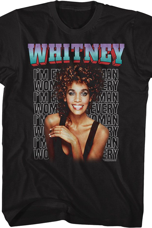 Whitney Houston I'm Every Woman T-Shirt