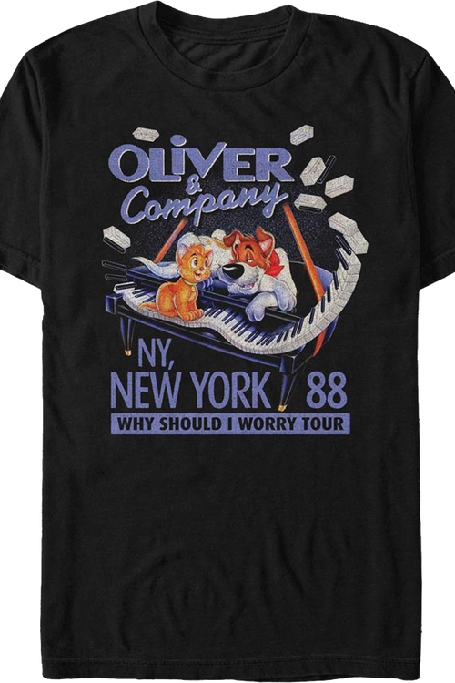 Why Should I Worry Tour Oliver and Company Disney T-Shirt