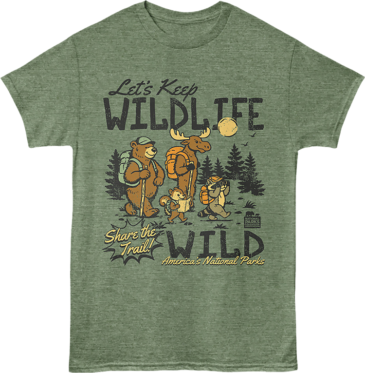 Keep Wildlife Wild America's National Parks T-Shirt