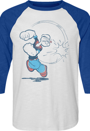 Wind-Up Punch Popeye Raglan Baseball Shirt