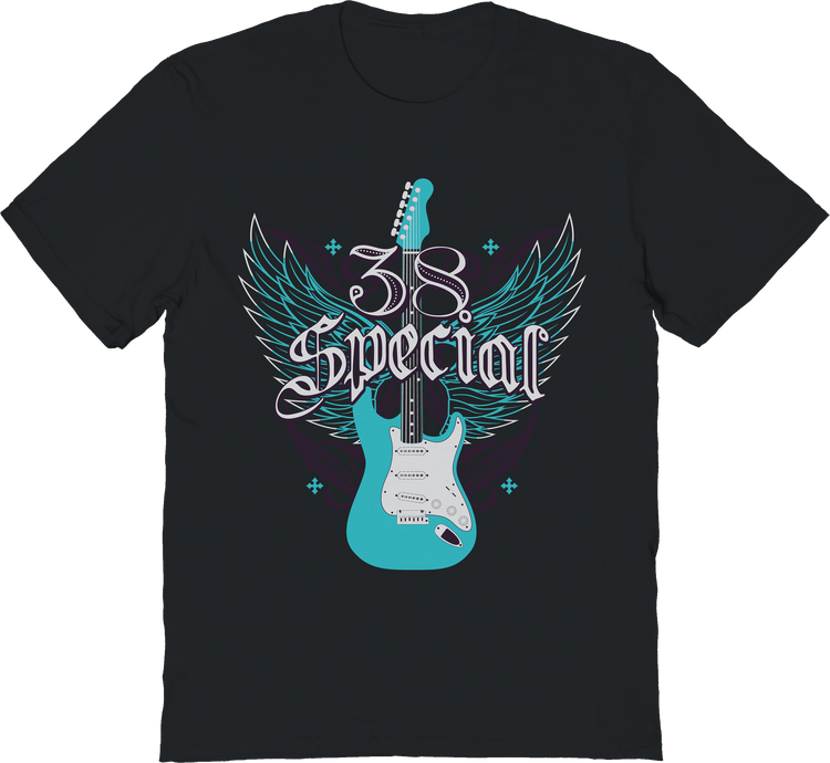 Winged Guitar 38 Special T-Shirt