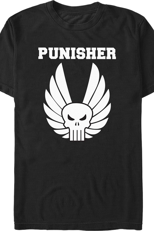 Winged Skull Logo Punisher Marvel Comics T-Shirt