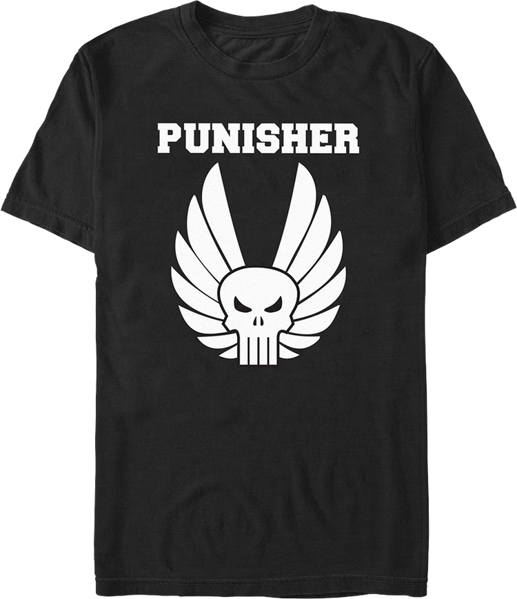 Winged Skull Logo Punisher Marvel Comics T-Shirt