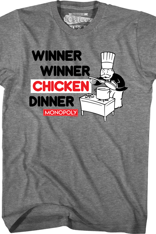 Winner Winner Chicken Dinner Monopoly T-Shirt