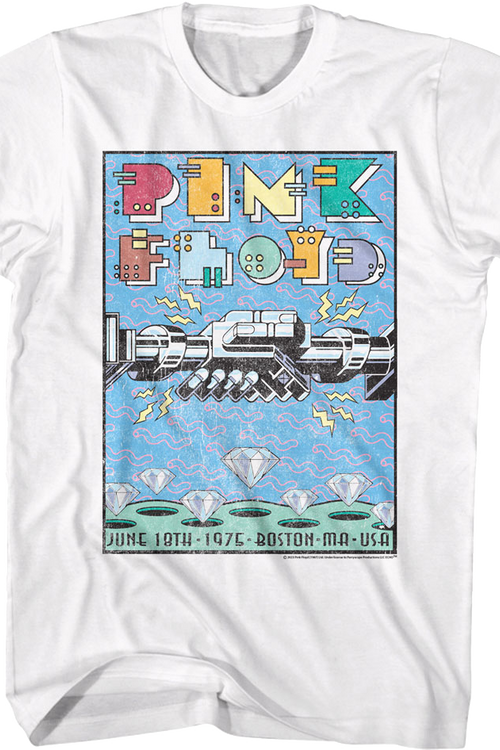 Wish You Were Here 1975 Poster Pink Floyd T-Shirt