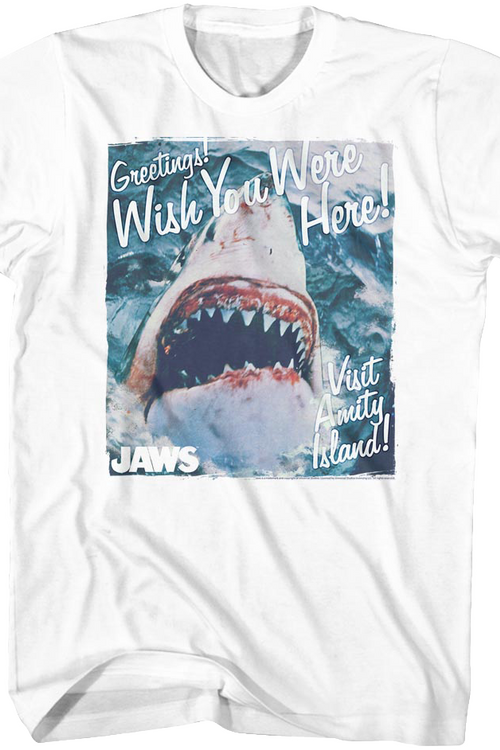 Wish You Were Here Jaws T-Shirt