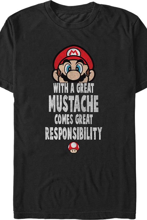 Great Responsibility Super Mario Bros. T-Shirt