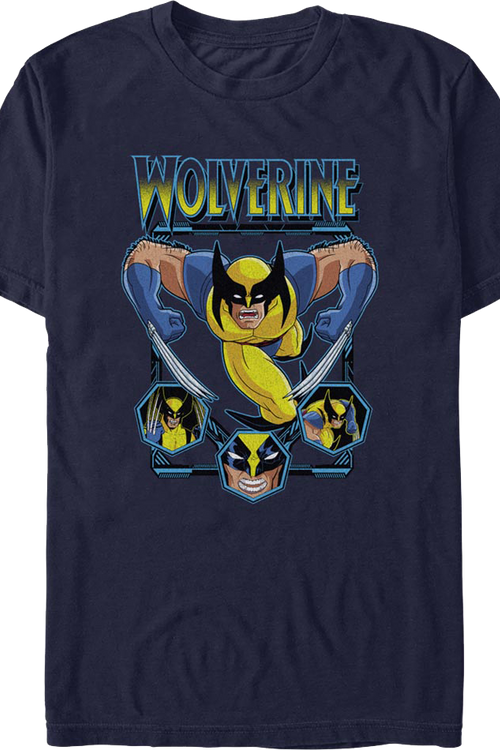 Wolverine Attack Collage Marvel Comics T-Shirt