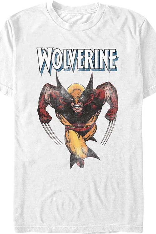 Wolverine Strike Pose Marvel Comics T-Shirt