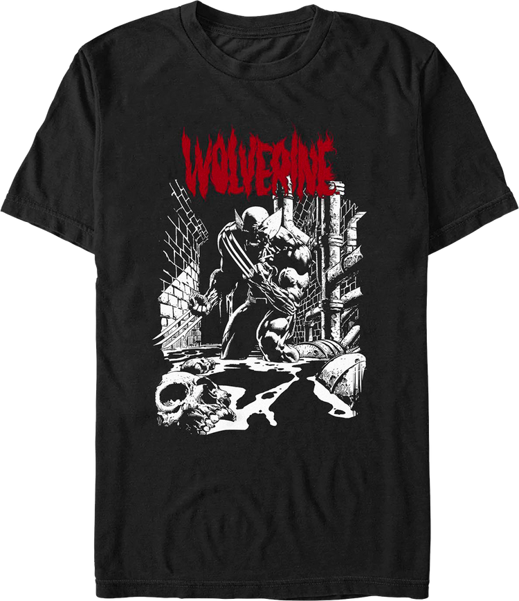 Wolverine Unda The Streets Marvel Comics T-Shirt