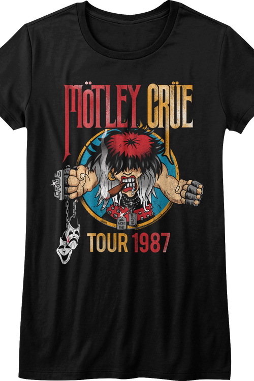 Womens 1987 Tour Motley Crue Shirt