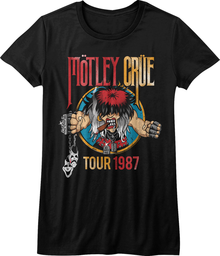 Womens 1987 Tour Motley Crue Shirt