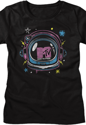 Womens Astronaut Helmet MTV Shirt