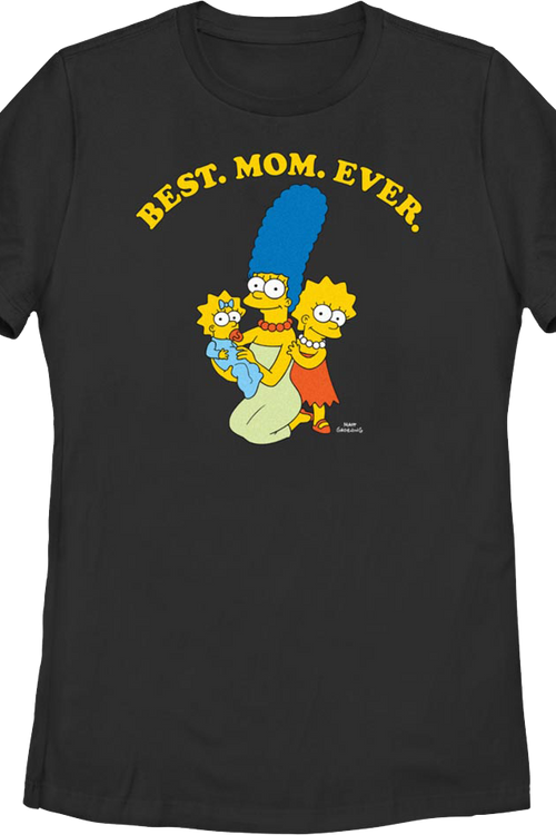 Womens Best Mom Ever Simpsons Shirt
