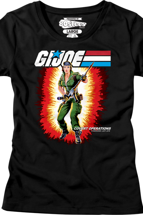 Womens Box Art Lady Jaye GI Joe Shirt