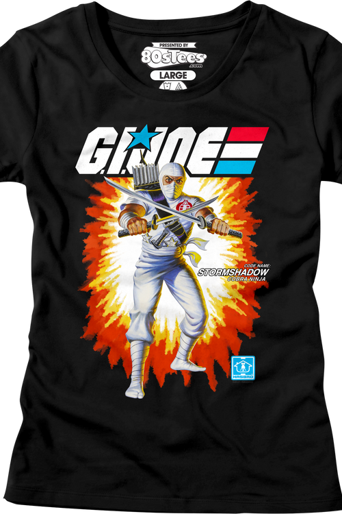 Womens Box Art Storm Shadow GI Joe Shirt