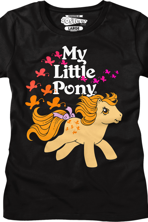 Womens Butterscotch Butterflies My Little Pony Shirt