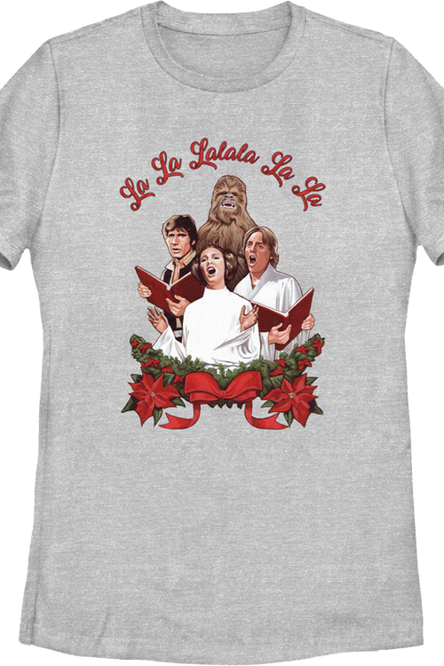 Womens Christmas Carolers Star Wars Shirt