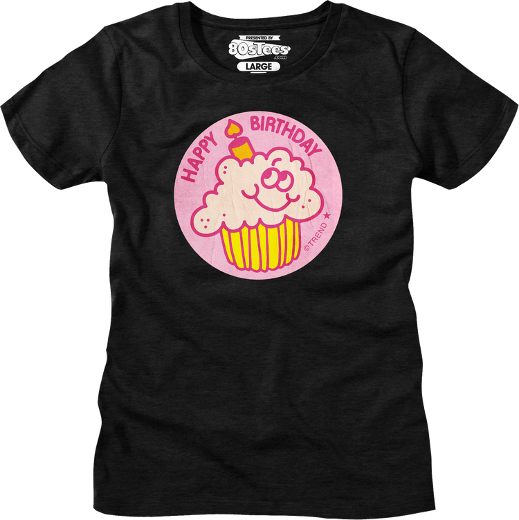 Womens Happy Birthday Scratch N Sniff Shirt
