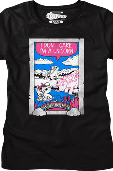 Womens I Don't Care I'm A Unicorn My Little Pony Shirt