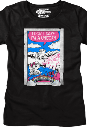 Womens I Don't Care I'm A Unicorn My Little Pony Shirt