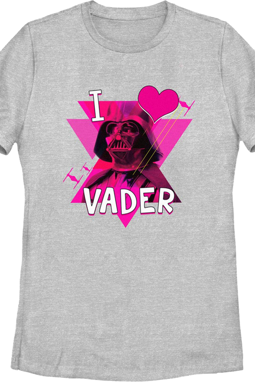 Womens I Love Darth Vader Star Wars Shirt