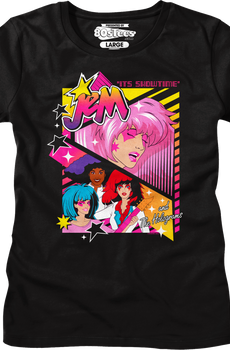 Womens It's Showtime Collage Jem And The Holograms Shirt