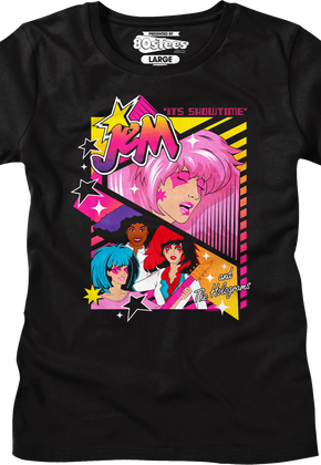 Womens It's Showtime Collage Jem And The Holograms Shirt