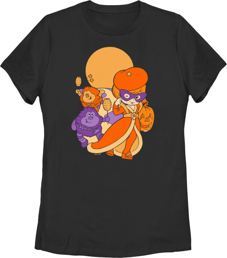 Womens Lala Orange Halloween Rainbow Brite Shirt