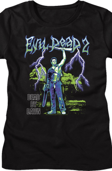 Womens Lightning Storm Evil Dead 2 Shirt