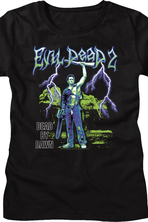 Womens Lightning Storm Evil Dead 2 Shirt