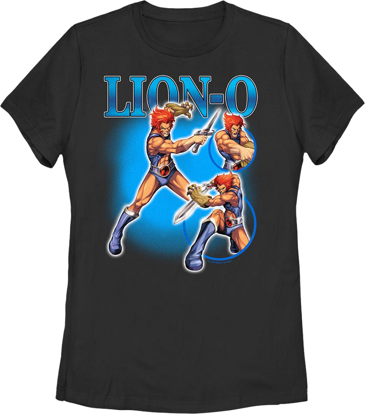 Womens Lion-O Collage ThunderCats Shirt