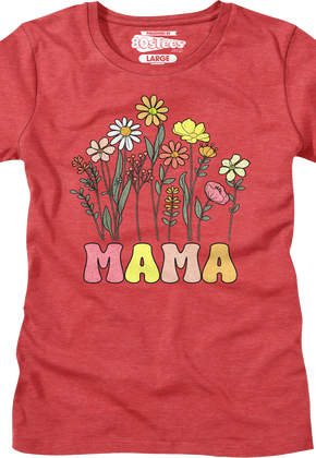 Womens Mama Flowers Shirt