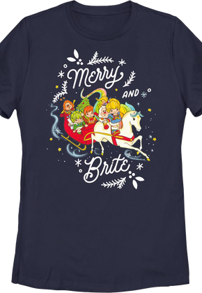 Womens Merry And Brite Rainbow Brite Shirt