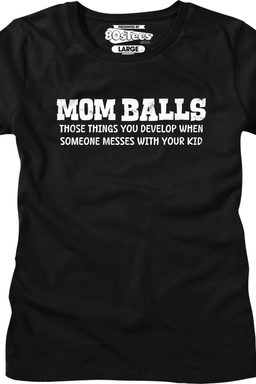 Womens Mom Balls Shirt