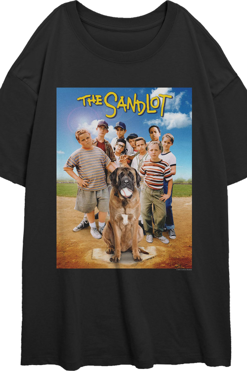 Womens Movie Poster Sandlot Oversized Shirt