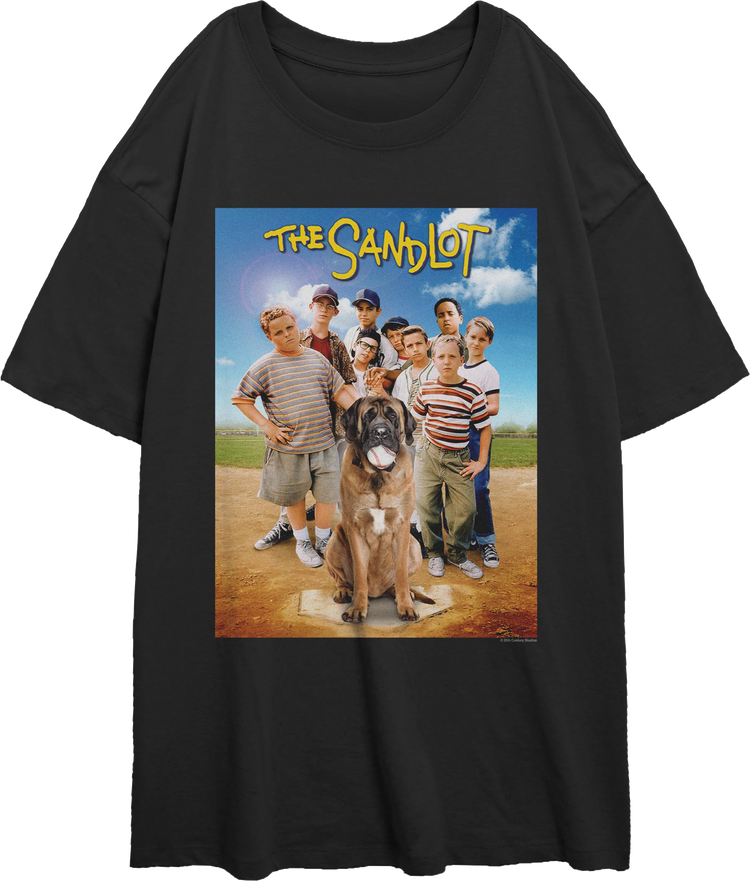Womens Movie Poster Sandlot Oversized Shirt
