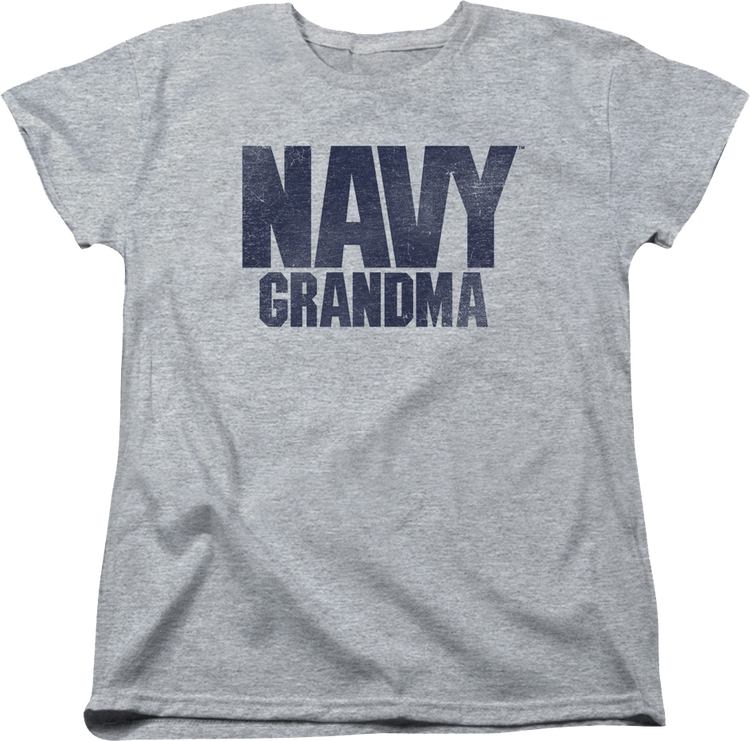 Womens Navy Grandma Shirt
