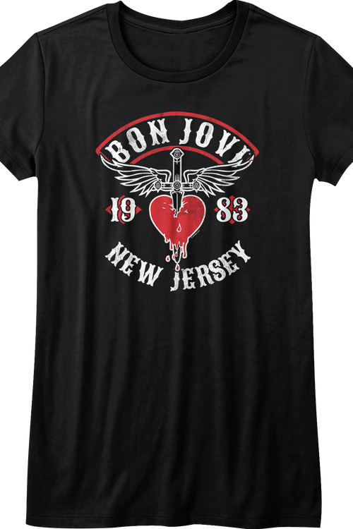 Womens New Jersey 1983 Bon Jovi Shirt