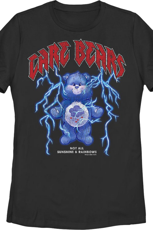 Womens Not All Sunshine & Rainbows Care Bears Shirt