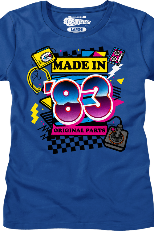 Womens Original Parts Made In '83 Shirt