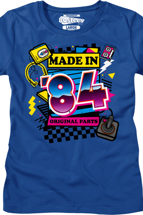 Womens Original Parts Made In '84 Shirt