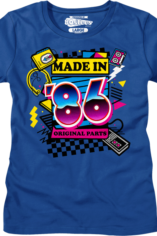 Womens Original Parts Made In '86 Shirt